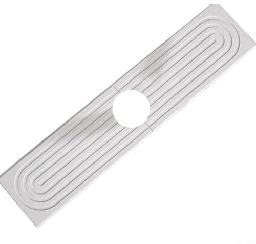 Bandeja de tierra de diatomeas, una adición práctica a cualquier cocina o baño (blanco)