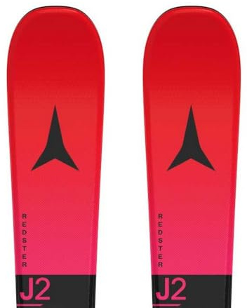 ATOMIC REDSTER J2 (70-90 cm) + C 5 GW Red Skiset - Gr. 90 Perfekt für Junge Skifahrer! Innovatives Design, sichere Skibindung, langlebige Materialien. Skispaß und Sicherheit für Kinder.