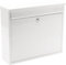 Burg-Wächter Post Box White MB02 Elegance Briefkasten zur Wandmontage, verzinkter Stahl, abschließbar, wetterfest, weiß, 36x31x10cm