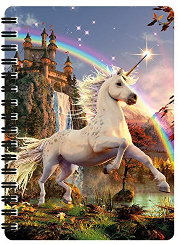 Livelife Jotter ~ 3D Unicorn Evening Star Small Notebook by Carousel