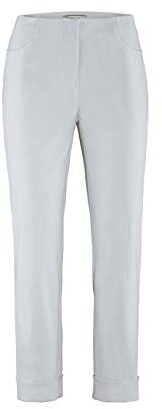 Stehmann Igor-680, sportive 7/8 Damenhose, in vielen weiteren Farben erhaeltlich, Größe 38, Farbe Lightgrey
