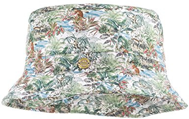 maximo Jungen Sommerhut Dschungel Mütze, Mehrfarbig (Grasgrün/Braun-Affenwald 10), 53