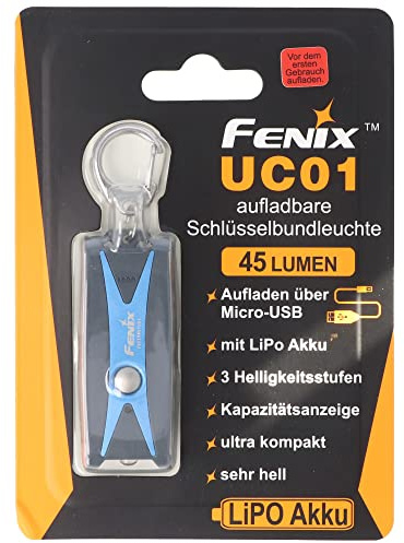 FENIX UC01 LED Schlüsselbundleuchte - Gehäuse Blau