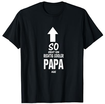 Cooler Papa Lustiges Vatertags Geschenk Shirt Witzige Idee T-Shirt