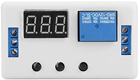 Relais Temporisé LED Relais Numérique Module de Contrôle Automatique Réglable pour Carte de Relais 12V