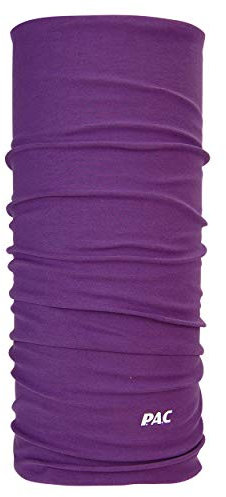 P.A.C. Solid Colours Multifunktionstuch - Outdoor, Ski, Halstuch, verschiedenste Designs, Unisex, 10 Tragevarianten