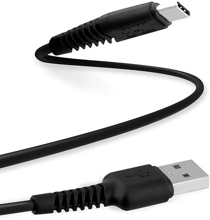 T'nB – Câble USB-C Plat 30 cm, Charge Rapide et Optimisée, Format Compact et Souple, Idéal pour Smartphone, Tablette, MP3 – Noir