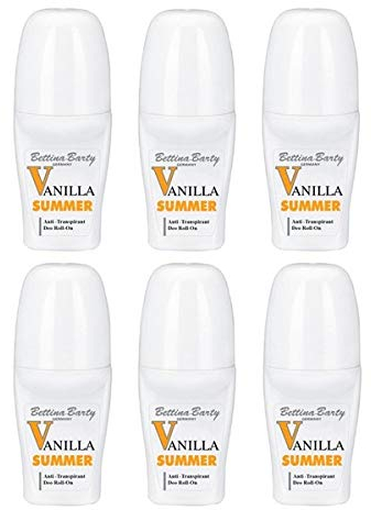 Bettina Barty Summer Vanilla Antitranspirant Deo Roll-On 6 x 50 ml