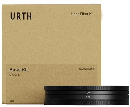 Urth 55 mm 2-in-1 Basis-Filterkit (UV + CPL) | UV- und Zirkularer Polfilter (CPL), mehrfach vergütetes HD-Optikglas, Kamerafilter mit 2 Kappen