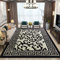 JUBANGLIAN Style Chinois Simple Pleine Laine à la Main Tapis hôtel école Salon Chambre Table Basse Salle d'étude(4,140×200cm)