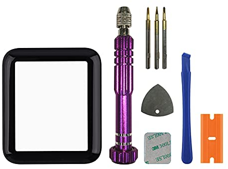 Duotipa Cristal frontal de reparación compatible con Watch Series 5 iWatch 40 mm + herramientas (no incluye pantalla ni digitalizador táctil).