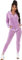 Jela London Damen Nicki Hausanzug Jogginganzug Velour Samt Jogging Freizeit Hose Kapuzen Jacke, Flieder Hell Violett, 36-38 (M)