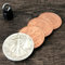 ZQION Oliver Magic Coins Tricks Magic Coin Gimmicks Magician Accessories