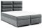 Best for Home Boxspringbett mit Bettkasten Trinity K-4 Bonellfederkern inkl. Topper 180x200 Graphit