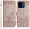 Succtopy Coque pour Xiaomi Redmi 12C Étui de Protection [Etui à Rabat] [Pochette de Portefeuille] [Fermeture Magnétique] Housse Premium en Cuir PU Portefeuille Xiaomi Redmi 12C Gris