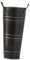Gatuida Seau Parapluie en Fer Noir Porte-Parapluie en Métal sur Pied Seaux pour Porte-parapluies Porte-Parapluie Debout Boite Porte Parapluie Corbeille Le Golf Aîné Français Le Fer
