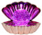 Sea Shell Lamp Pearl Rose Gold Pink Night Mood Light Clam LED Colour Changing