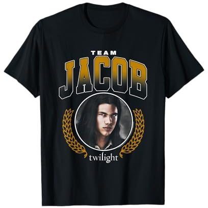 Twilight Team Jacob Varsity Lettering Werewolf Movie T-Shirt