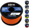 GO!elements 50m Paracord 2mm in Corda di Nylon antistrappo - Corda di Sopravvivenza Paracord 100 Tipo I - antistrappo e caricabile Fino a 45kg, Colore: Arancia