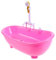 VICASKY 3 piezas Electric Water Spraying Doll Bathtub para bañera divertida con función de pulverización Material respetuoso con el medio ambiente sin pilas