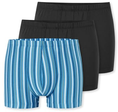 Schiesser Herren 3 Pack Unterwäsche Shorts mit weichem Bund Bio Baumwolle Multipack - 95/5 Organic, Sortiert 10_180216, 9