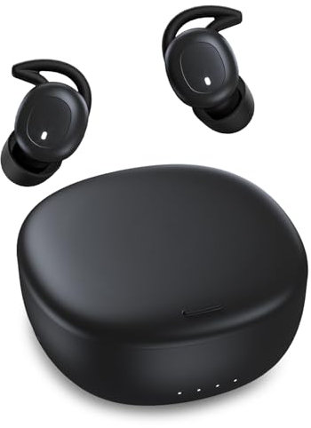 Damipow Wireless Sleep Earbuds, Invisible Sleep Earphones Noise Blocking, Bluetooth Mini Noise Cancelling Sleeping Earbuds for Side Sleepers, Tiny Hidden Sleepbuds for Insomnia, Snoring (L29BN-4)
