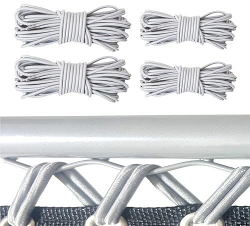 Lotbun Liegestuhl Seil 4pcs, Liegestuhl Gummischnur Recliner Seil Relaxiege-Liegestuhl Elastische Schnur Gummikordel, Geeignet Für Gartenliegen, Strandstühle, TerrassenstüHle Und Andere Stühle