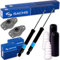 2x SACHS Stoßdämpfer + Domlager + Protection-Kit hinten für Golf 5 + 6 + PLUS