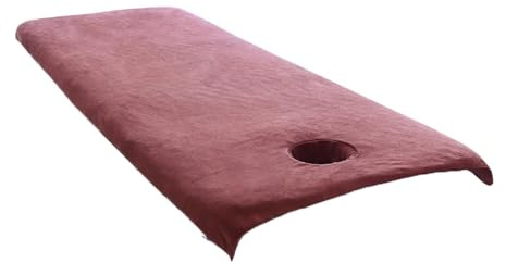 perfeclan Massagetischlaken, Massage-Spannbettlaken, mit Loch-Beauty-Zubehör, Massagebettbezug-Bettlaken, für SPA-Beauty, 100x200cm