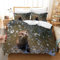 BSYYZQC Bettwäsche 155x220 Otter Bettwäsche-Sets Tier Bettbezug Weiche Atmungsaktiv Mikrofaser mit Reißverschluss und 2 Kissenbezüge 80x80 für Erwachsene Geeignet