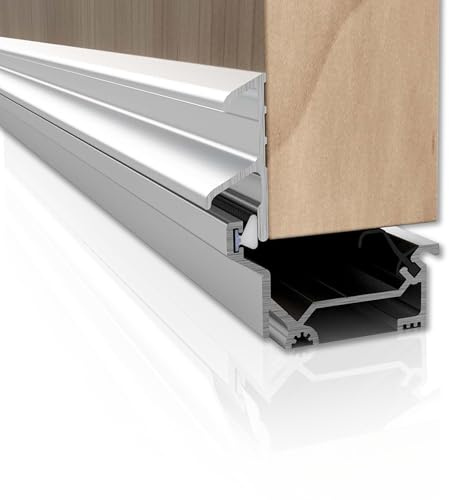 STORMGUARD 04SR3580920G Dry X Winterbar Threshold Seal and Rain Deflector – Durable Aluminium Door Weatherbar for Rain, Wind and Draft Protection – Mill Finish Aluminium – 920mm