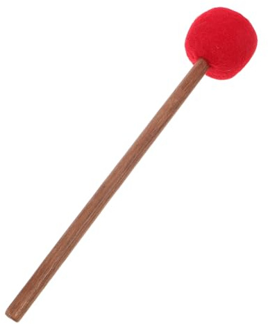 EPIGEIST Mazo de Cuenco Sonoro de Madera y Fieltro Artesanal Mango Ergonómico para Terapia de Sonido en Espacios de Sanación y Meditación