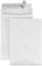 Tyvek 00011842 Faltentasche B4a (250x330x38 mm), weiß, mit Spitzboden, haftklebend, 100 Stück
