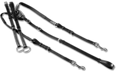 WALDHAUSEN X-Line Vorderzeug, WB, schwarz