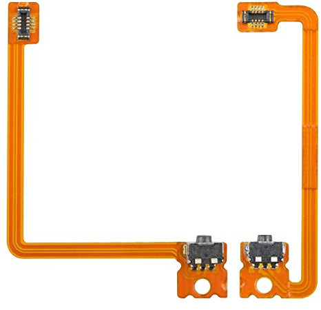 Gam3Gear LR Izquierda Derecha interruptor de botón del disparador hombro Flex Cable para Nintendo 3DS XL