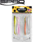 Spro Köder Set 11cm - 4 Gummifische + 2 Jighaken 4/0 + 1 Stinger Gr. 6 zum Spinnfischen auf Hecht und Zander, Gummishads, Gummiköder