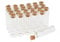 VBS XXL 24er-Pack Glasflaschen mit Korken 20ml Glasröhrchen
