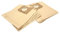 vhbw 10x sacchetto compatibile con Alfatec Alpha 500 E, Alpha 500 E 1500 W aspirapolvere - in carta, 26cm x 22cm, color sabbia