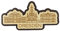 Printtoo Dekorative Souvenir Holzgravur Dresden Deutschland Denkmaeler Kuehlschrankmagnet