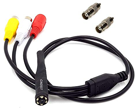 CNDST CCTV Hd Mini Sicherheitskamera 3.6mm 90degree 1000tvl 6PCS Infrarot IR LEDs Nachtsicht Rohrschlange Kleine Überwachungskamera