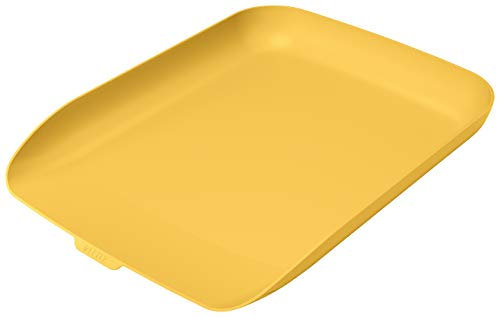 Leitz A4 Briefkorb, Warmes Gelb, Cosy-Serie, 53580019, 268 x 43 x 358 mm