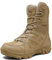Stivali Alti in Pelle Militari da Uomo Scarpe da Ginnastica per Allenamento al Combattimento nel Deserto Stivaletti con Lacci per Esterni Comodi