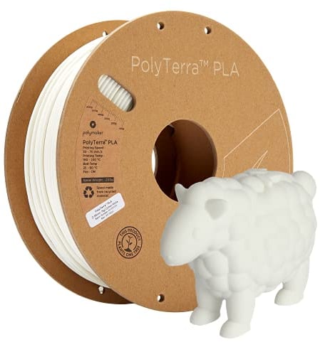 Polymaker 70823 PolyTerra PLA Filament PLA 2.85mm 1000g Weiß (matt) 1St.