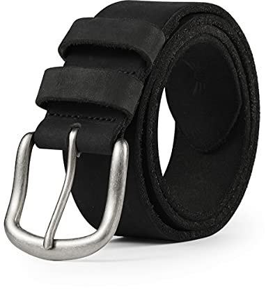 BELTER Ledergürtel Herren Gürtel Echter Leder Jeans-Gürtel für Männer,38mm Breite mit Geschenkbox (140cm, Schwarz)