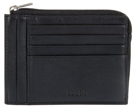 BRIC'S - Lederbrieftasche Bernina, Schwarz, 13x10x1,5 cm