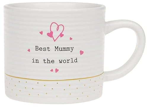 HTUK Mothers Day Mum Birthday Gifts Coffee Mug Gifts for Mum 250ml Ceramic Coffee Mug Gifts for Mummy 2 Styles (Best Mummy in The World)
