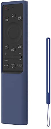 AMZLORD Custodia for telecomando vocale con cordino for Samsung BN59 Series (blu)