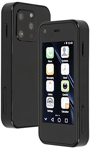 Topiky Entsperrtes -Smartphone 2,5 Zoll, Leichtes HD-Touchscreen-3G-WLAN-GPS-1-GB-8-GB-Quad-Core-Android-Handy, für Kinder, die Als Backup-Telefon Arbeiten(Schwarz)