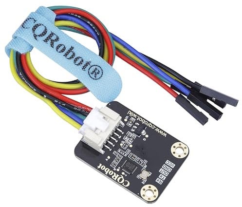 CQRobot Sensor Movimiento Microondas Efecto Doppler 5,8 GHz, Compatible con Arduino y Raspberry Pi. para Industria, Transporte, Agricultura, Hogar Inteligente, Vigilancia de Seguridad.
