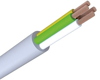 WITTKOWARE LiYY 4x0,25mm² Elektronik-Steuerleitung ohne Abschirmung, Kupfer, Mantelfarbe grau, Kabellänge 10m
